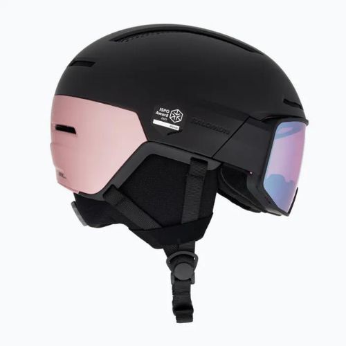 Шолом гірськолижний Salomon Driver Pro Sigma S2 black/rose/gold