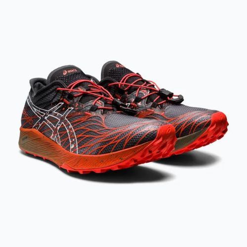 Кросівки чоловічі ASICS Fujispeed black/cherry tomato