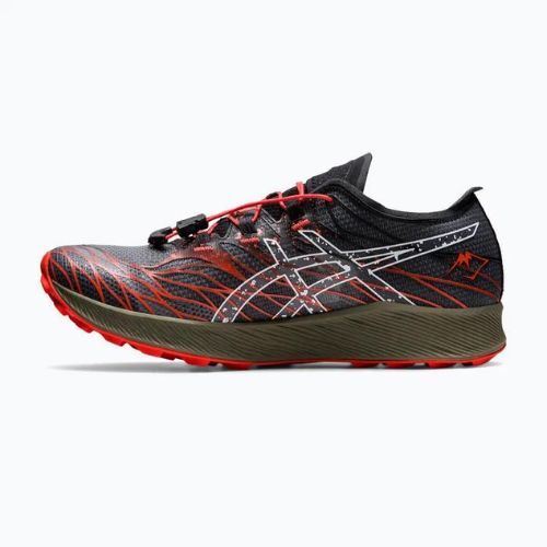 Кросівки чоловічі ASICS Fujispeed black/cherry tomato