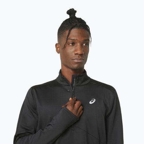 Кофта для бігу чоловіча ASICS Winter Run 1/2 Mid Layer performance black/graphite grey