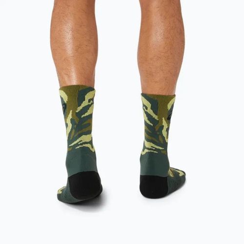Шкарпетки для бігу ASICS Color Camo Run Crew rain forest/cactus/glow yellow