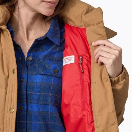 Пуховик жіночий Patagonia Cotton Down Parka nest brown