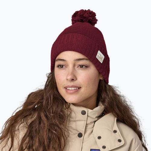 Шапка зимова Patagonia Powder Town Beanie '73 skyline/carmine red