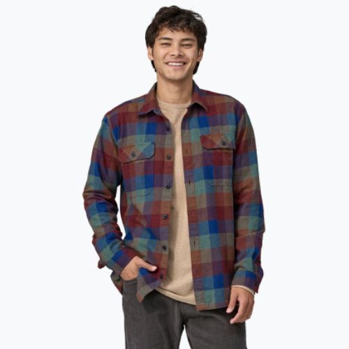 Сорочка чоловіча Patagonia Organic Cotton MW Fjord Flannel guides/superior blue