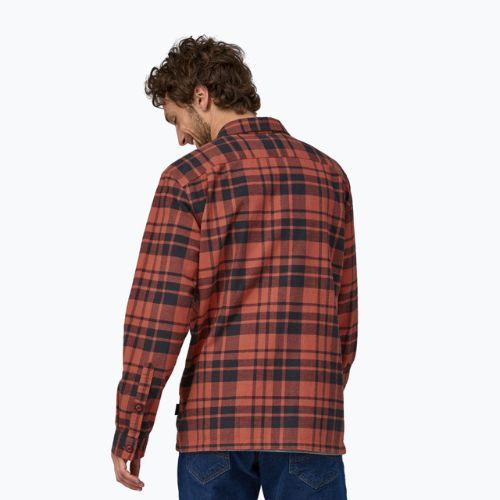Сорочка чоловіча Patagonia Organic Cotton MW Fjord Flannel ice caps/burl red