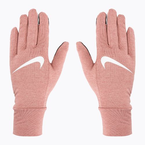 Рукавички для бігу жіночі Nike Fleece RG red stardust/red stardust/silver