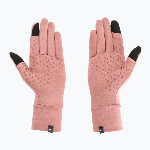 Рукавички для бігу жіночі Nike Fleece RG red stardust/red stardust/silver