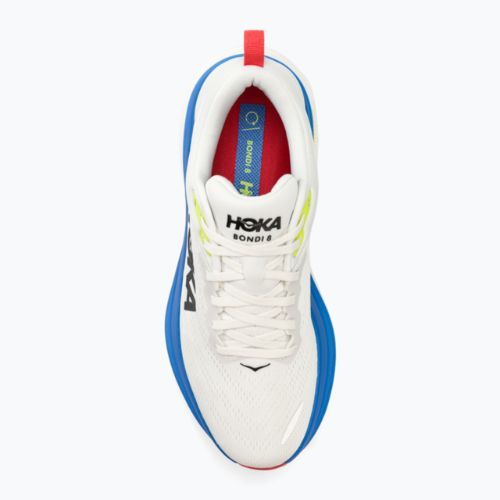 Кросівкі для бігу чоловічі HOKA Bondi 8 blanc de blanc/virtual blue