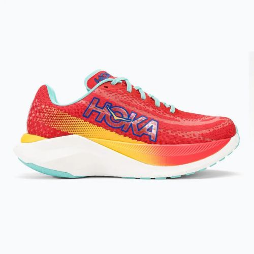 Кросівкі для бігу жіночі HOKA Mach X cerise/cloudless