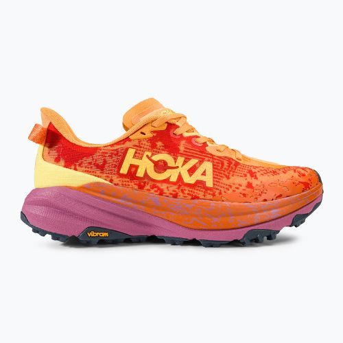 Кросівкі для бігу чоловічі HOKA Speedgoat 6 sherbet/beet root