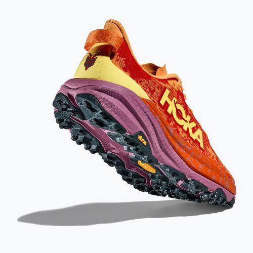 Кросівкі для бігу жіночі HOKA Speedgoat 6 sherbet/beet root