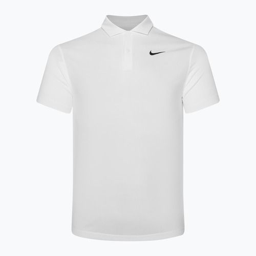 Футболка для тенісу чоловіча Nike Court Dri-Fit Polo Solid white/black