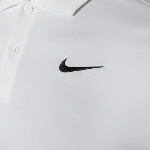 Футболка для тенісу чоловіча Nike Court Dri-Fit Polo Solid white/black