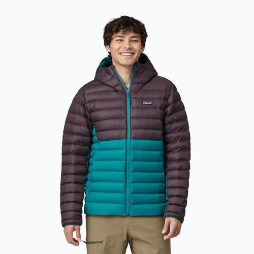 Пуховик чоловічий Patagonia Down Sweater Hoody belay blue