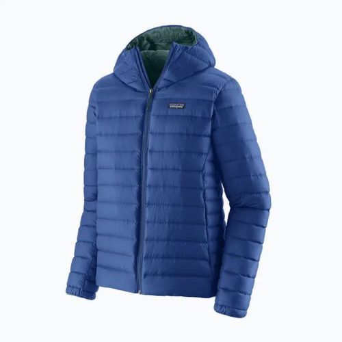 Пуховик чоловічий Patagonia Down Sweater Hoody passage blue