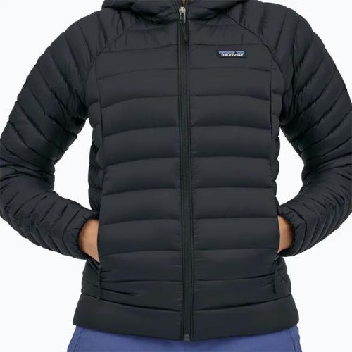 Пуховик жіночий Patagonia Down Sweater Hoody black