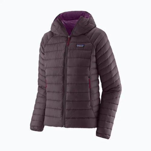 Пуховик жіночий Patagonia Down Sweater Hoody obsidian plum