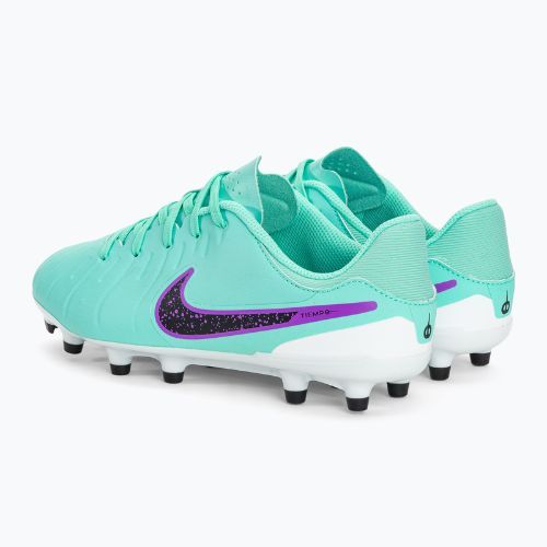 Футбольні бутси кросівки дитячі Nike Jr Legend 10 Academy FG/MG hyper turquoise/fuchsia dream/black