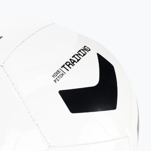 М'яч футбольний Nike Pitch Training white/black/silver розмір 4