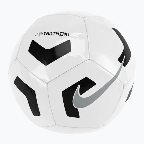 М'яч футбольний Nike Pitch Training white/black/silver розмір 4