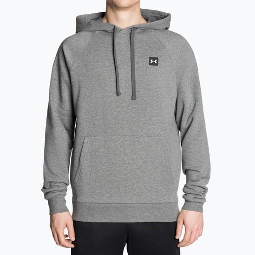 Кофта чоловіча Under Armour Rival Hoodie pitch gray light heather/onyx white