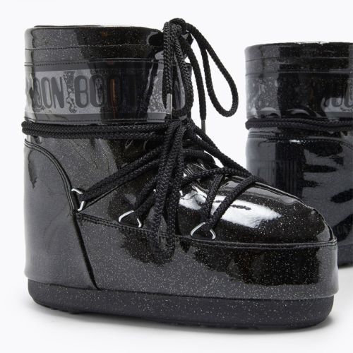 Снігоступи жіночі Moon Boot Icon Low Glitter black