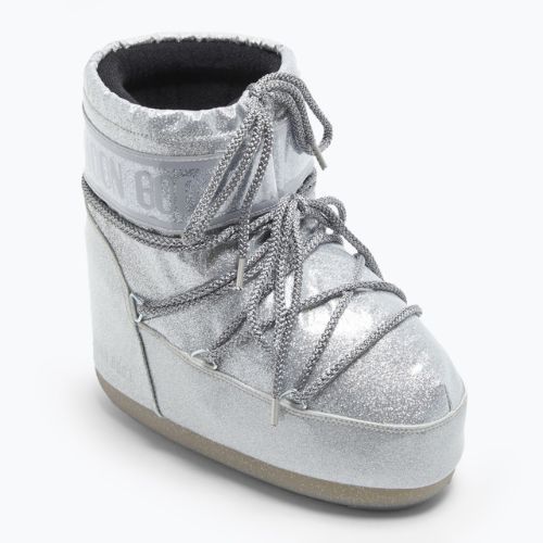 Черевики зимові жіночі Moon Boot Icon Low Glitter silver