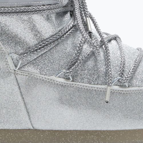Черевики зимові жіночі Moon Boot Icon Low Glitter silver