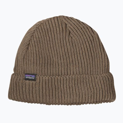 Зимова шапка Patagonia Fishermans Rolled Beanie попелястий загар