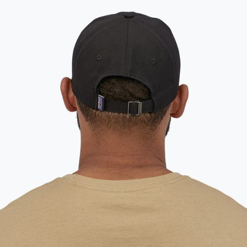 Кепка Patagonia P-6 Logo Trucker чорна