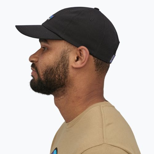 Кепка Patagonia P-6 Logo Trucker чорна