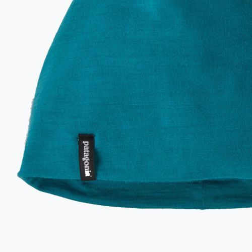 Зимова шапка Patagonia Overlook Merino Wool Liner Beanie belay синя