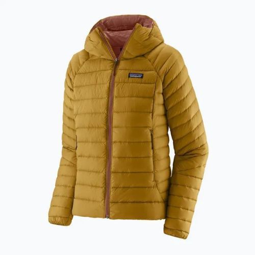 Жіночий пуховик Patagonia Down Sweater Hoody космічне золото