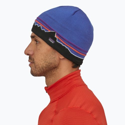 Шапка Patagonia зимова класична fitz roy/andes blue