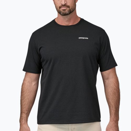 Чоловіча трекінгова футболка Patagonia P-6 Logo Responsibili-Tee чорна