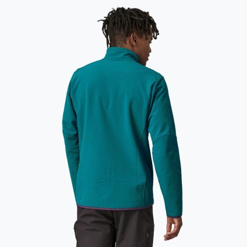 Чоловіча софтшелл-куртка Patagonia R2 TechFace із страхувальним поясом синього кольору