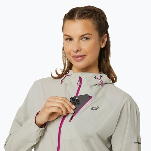 Жіноча бігова куртка ASICS Fujitrail Водонепроникна береза