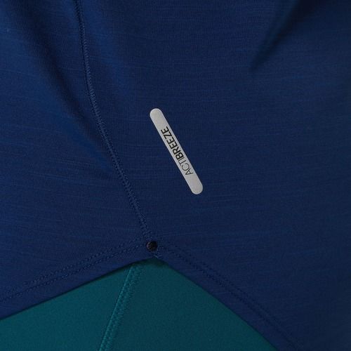 Жіноча бігова сорочка ASICS Road blue expanse expanse