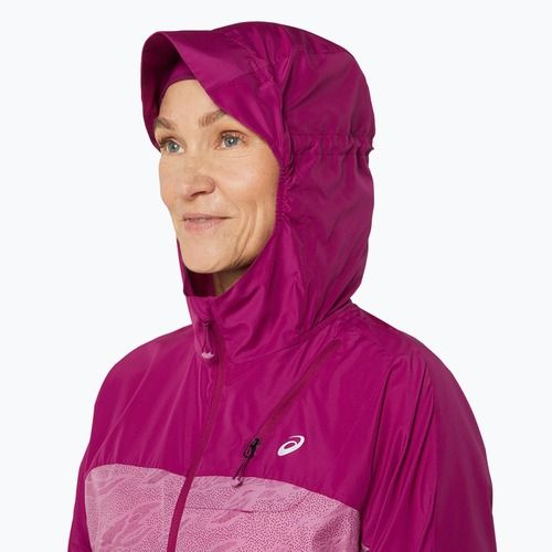 Жіноча бігова куртка ASICS Fujitrail Packable м'яка ягода/ожина