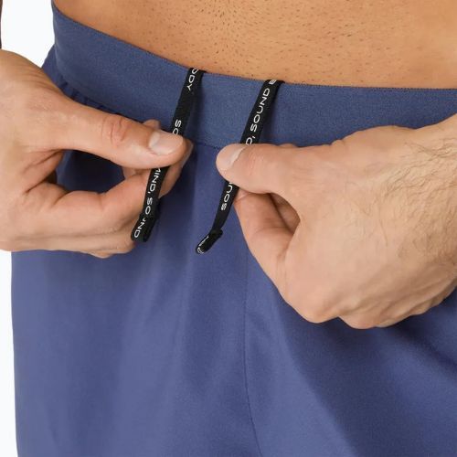 Чоловічі бігові шорти ASICS Road 5IN темно-сині