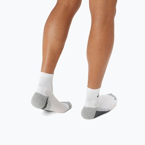 Шкарпетки для бігу ASICS Performance Run Quarter блискуче білі