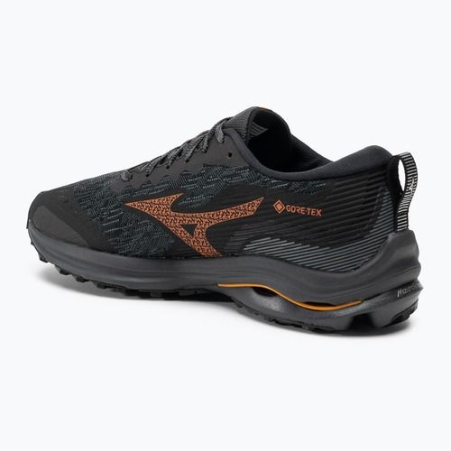 Чоловічі кросівки Mizuno Wave Rider GTX чорні/настурція/морквяний завиток