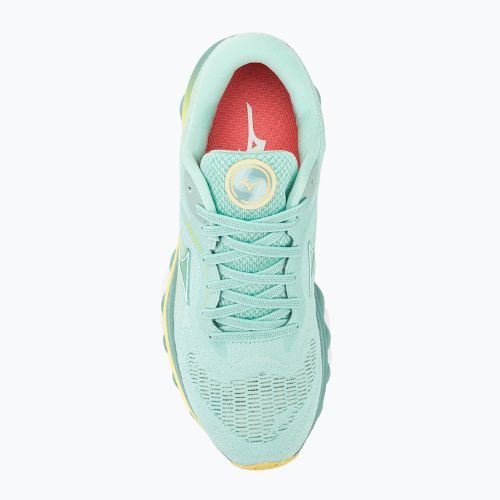 Жіночі бігові кросівки Mizuno Wave Sky 7 яєчна шкаралупа синій/білий/сонячне сяйво