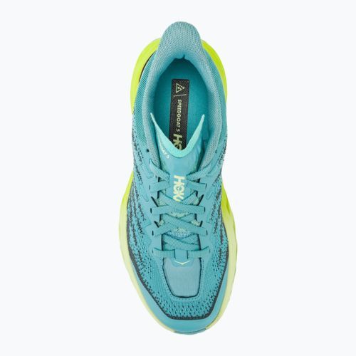 Кросівки для бігу жіночі HOKA Speedgoat 5 coastal shade/green glow