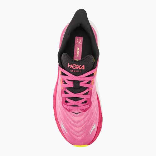 Кросівки для бігу жіночі HOKA Arahi 6 strawberry/black