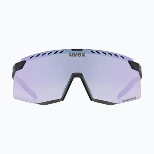 Окуляри сонцезахисні UVEX Pace Stage CV black matt/pushy pink