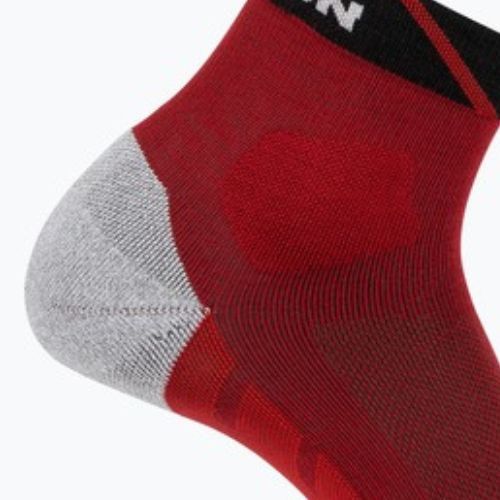 Шкарпетки для бігу Salomon Speedcross Ankle червоні жоржини/чорні/макові