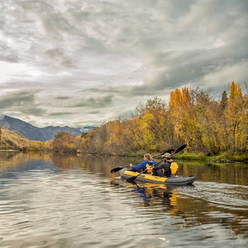 Байдарка надувна 2-особова Advanced Elements Island Voyager yellow/grey