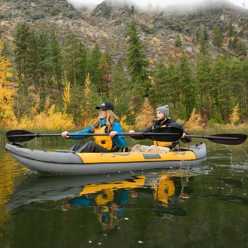 Байдарка надувна 2-особова Advanced Elements Island Voyager yellow/grey