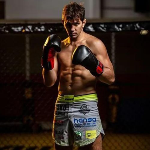 Боксерські рукавички для муай-тай DBX BUSHIDO "Hammer - Red" чорні/червоні